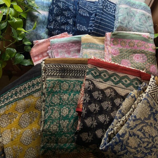 ☘️ For all Kota lovers like me , A beautiful collection of pure Kota Doria and Duppatta with beautiful block prints and printed cotton bottom. These suits come with beautiful borders which can be used for your styling purposes.